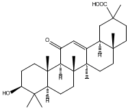 甘草次酸(α型) CAS：1449-05-4;471-53-4? 中藥對照品 標準品