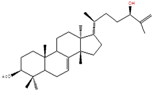 3β-乙酰氧基-7,25-甘遂二烯-24(R)-醇  中藥對照品 標準品