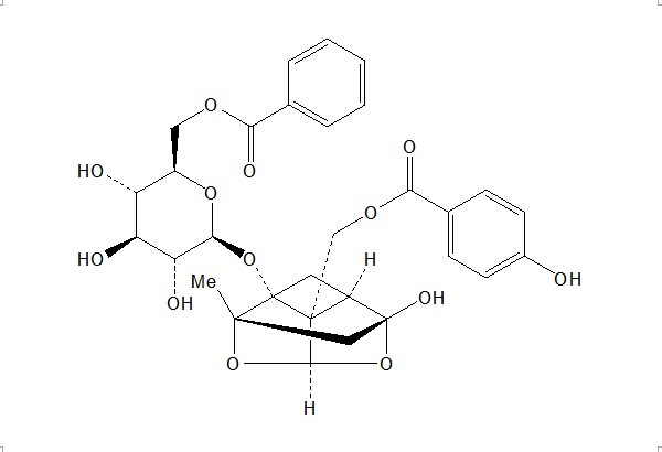 苯甲酰氧化芍藥苷 CAS：72896-40-3 中藥對照品標準品