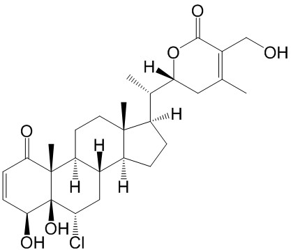 6α-chloro-5β-hydroxywithaferin A CAS號(hào)： 52329-20-1對(duì)照品標(biāo)準(zhǔn)品