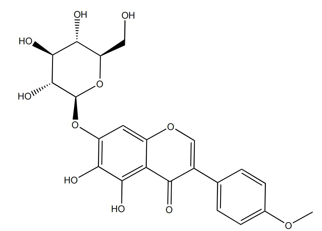 4'-甲氧基-5，6-二羥基異黃酮-7-O-β-D-葡萄糖苷 | 959960-45-3